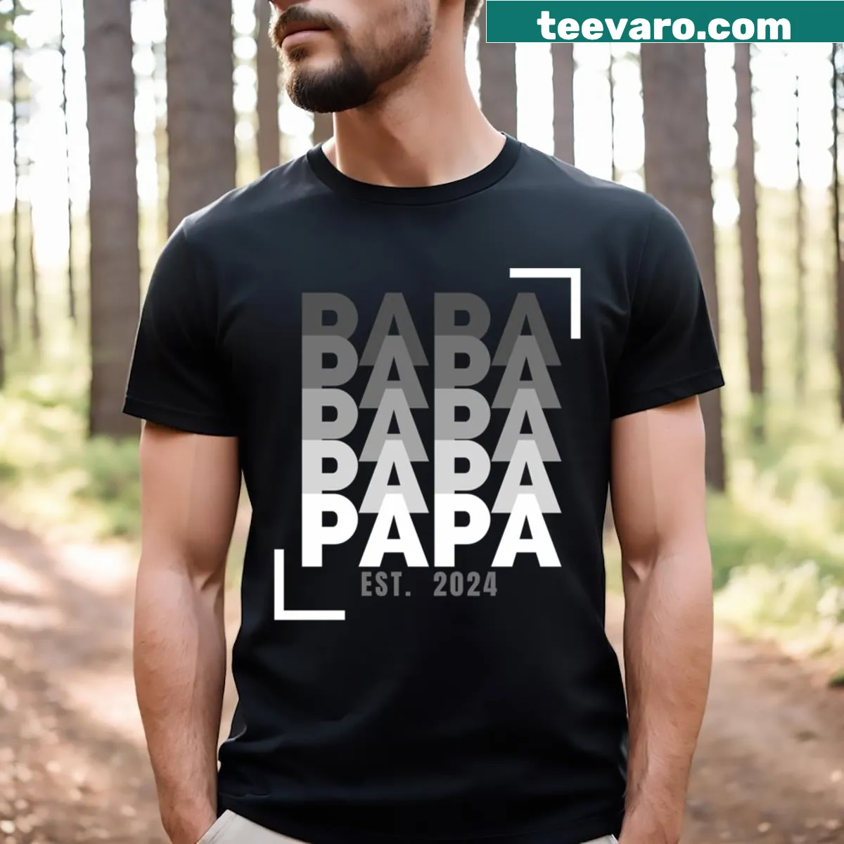 Funny T-shirt for new dads celebrating Father's Day — on a men's t-shirt