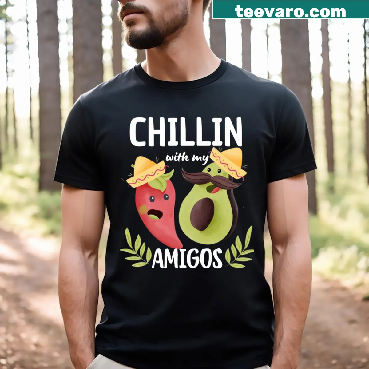 Funny Cinco de Mayo t-shirt for festive gatherings — on a men's t-shirt