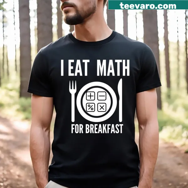 Humorous teacher T-shirt with math slogan