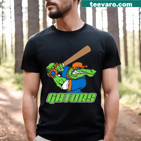 Playful T-shirt featuring a gator graphic