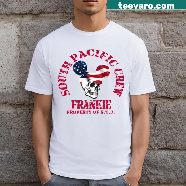 Graphic of Stewy character on T-shirt