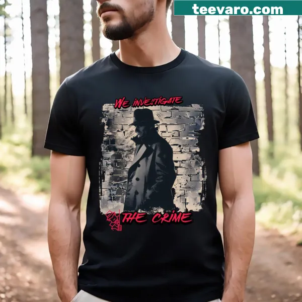 Dramatic t-shirt graphic depicting a deadly game scene