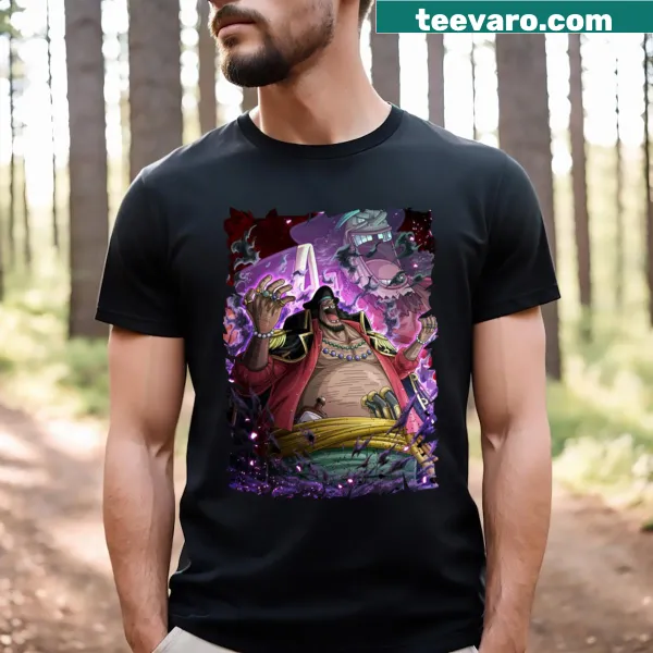 Vintage-style t-shirt featuring Blackbeard graphic