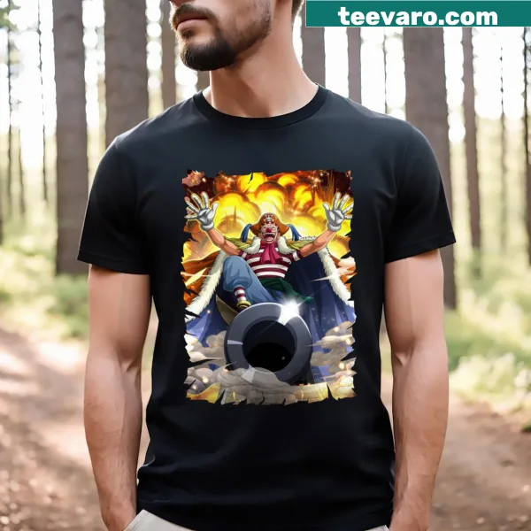 Vintage-style T-shirt featuring 'Buggy Merch' in retro design.