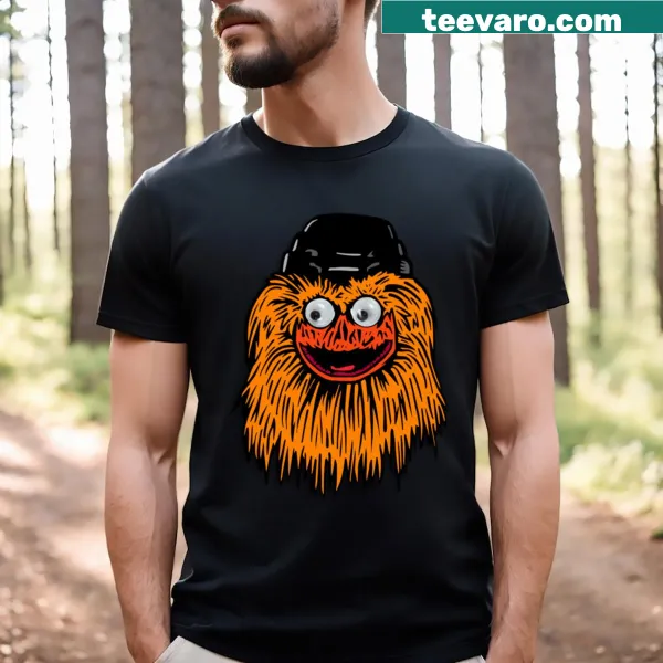 Minimalist gritty graphic on a T-shirt