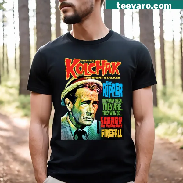 Distressed Kolchak The Night Stalker T-shirt with vintage graphic