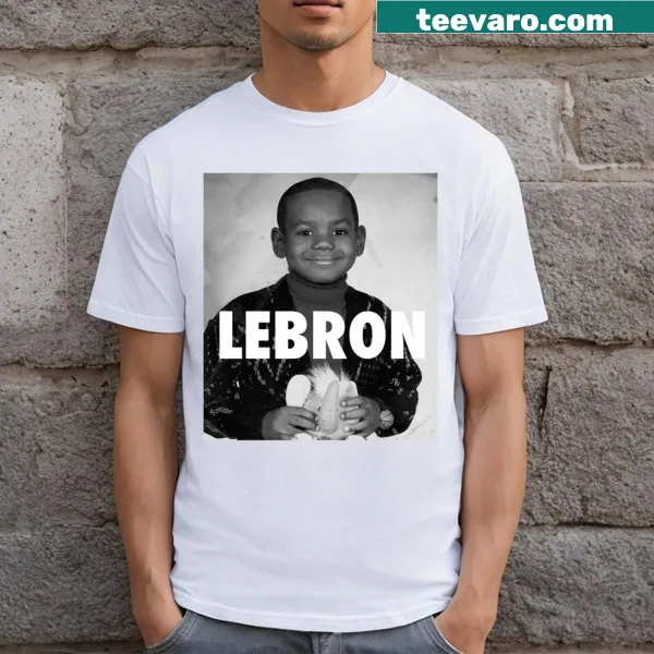 LeBron James t-shirt featuring his name prominently displayed