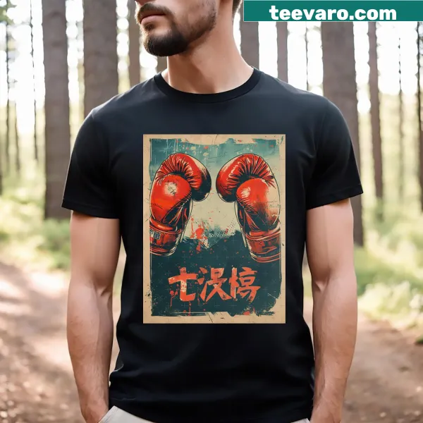 Dynamic combat-themed t-shirt featuring an intricate battle graphic