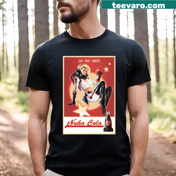 Vintage advertisement style T-shirt for Nuka Cola