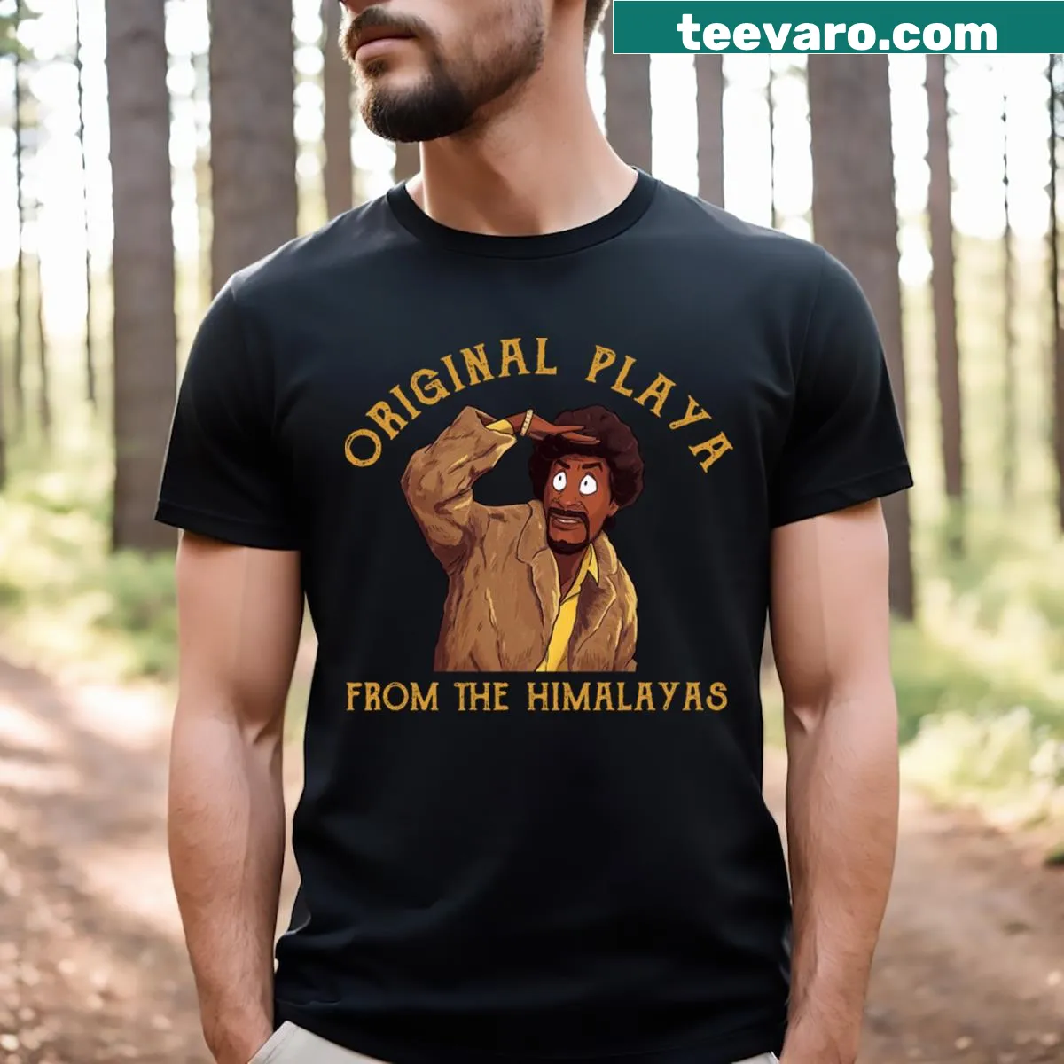 T-shirt featuring a humorous graphic inspired by the Martin Lawrence Show — on a men's t-shirt