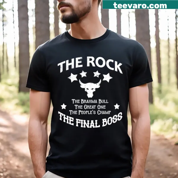 Bold bull graphic on a motivational T-shirt featuring empowering phrases