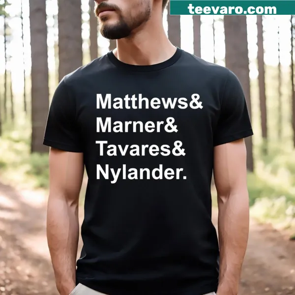 Cartoon-style t-shirt depicting the theme of friendship with Core 4