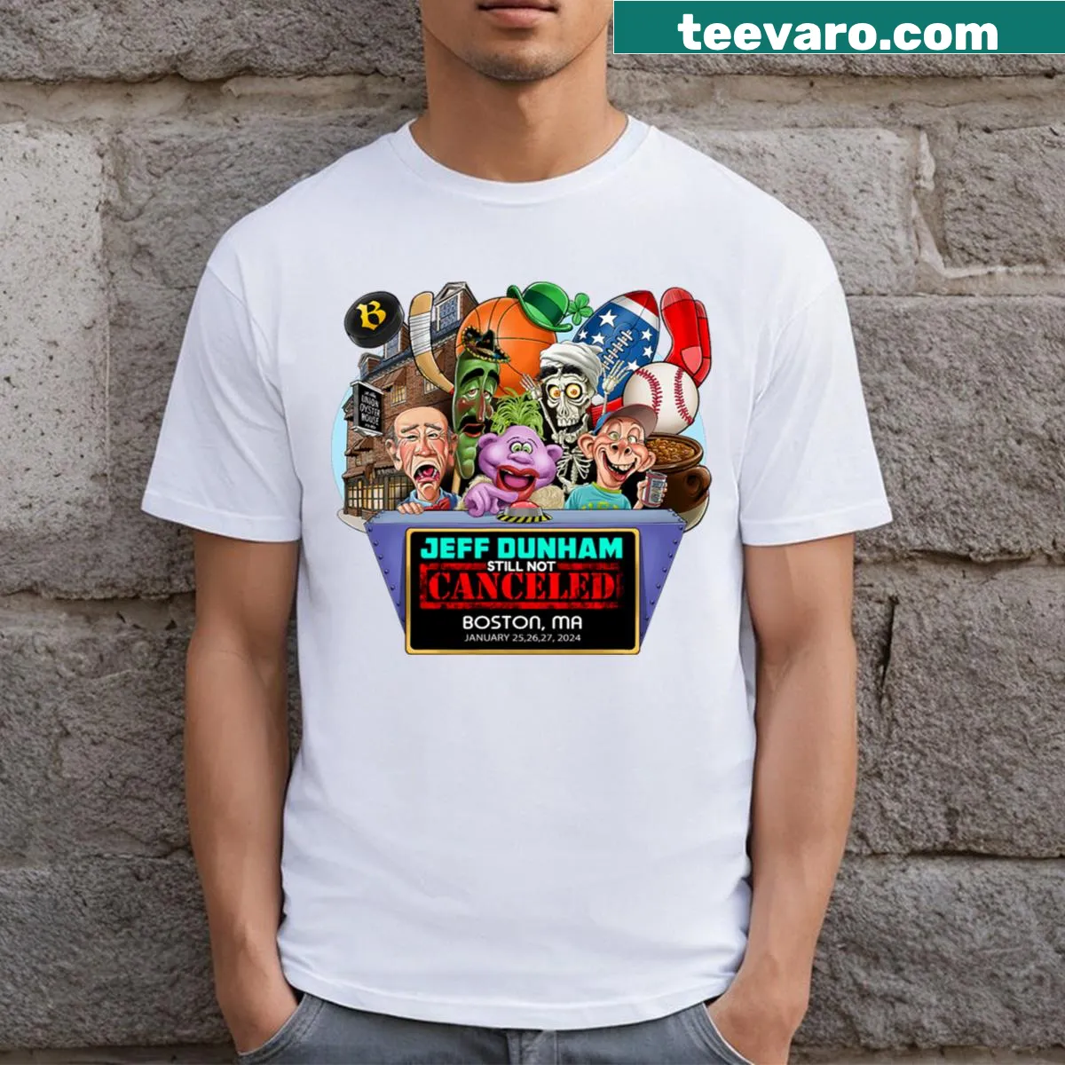Vintage T-shirt celebrating Ma 2024 event — on a men's t-shirt