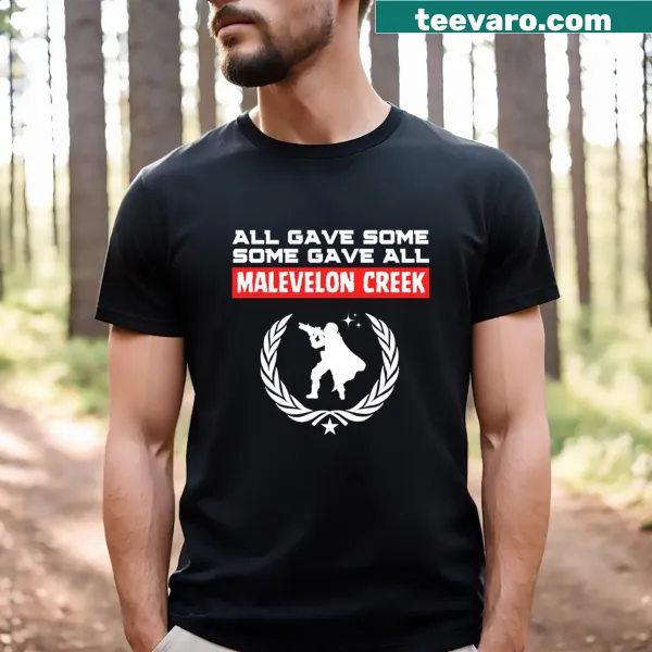Commemorative T-shirt featuring the phrase 'All Gave Some' in simple typography