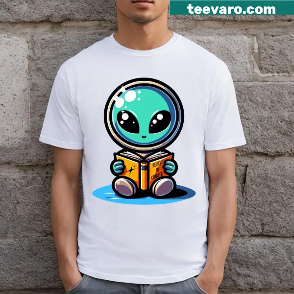 Inspirational T-shirt with Believe In Yourself text