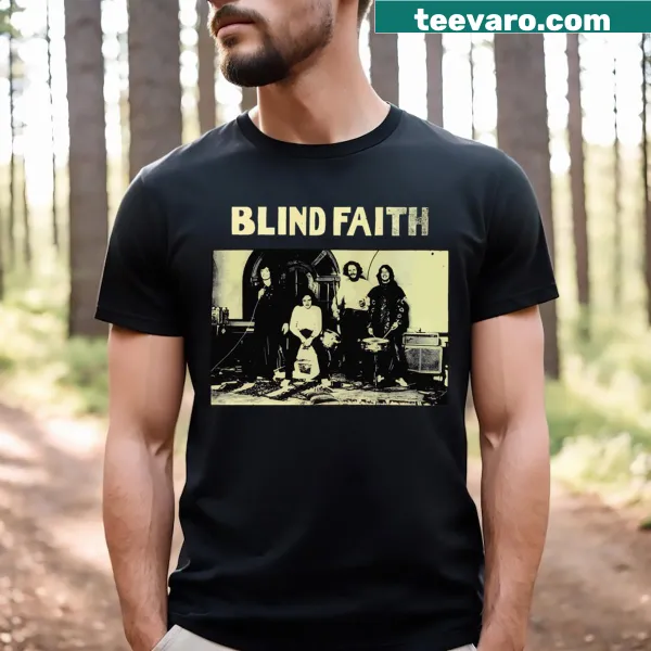 Stylish Blind Faith t-shirt featuring iconic rock imagery