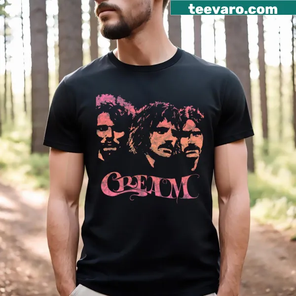 Cream Band T-shirt featuring classic design