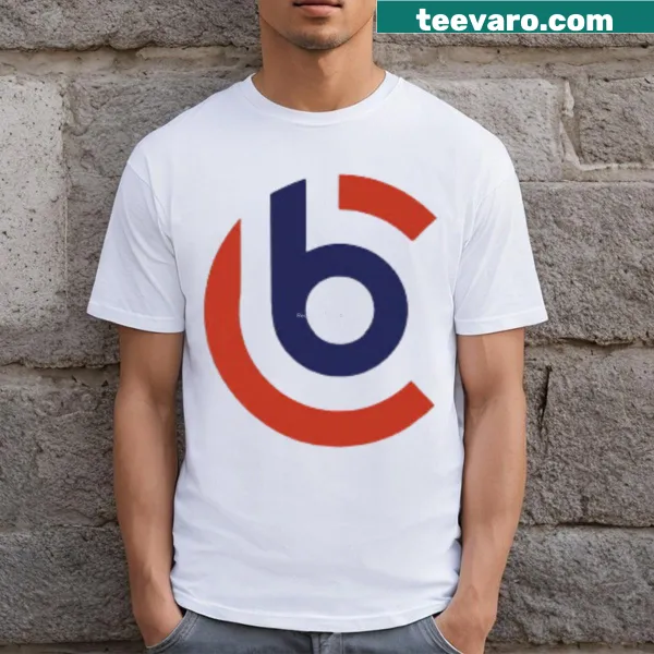Abstract cyclone graphic on a bold typography T-shirt