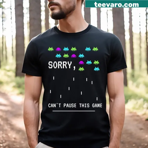 Essential gaming-themed T-shirt with bold typography