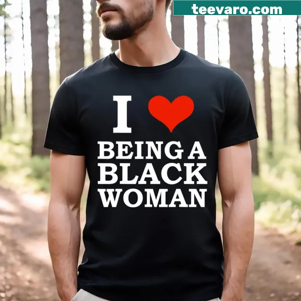 Empowering t-shirt celebrating Black womanhood with proud text