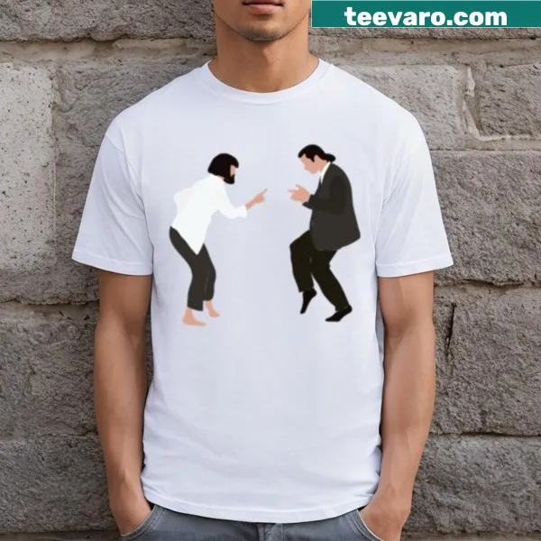 Artistic t-shirt inspired by Mia and Vincent characters