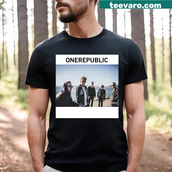 T-shirt featuring the Onerepublic band logo design