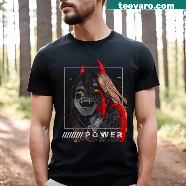 Bold P0w3r! typography t-shirt for those who embrace strength