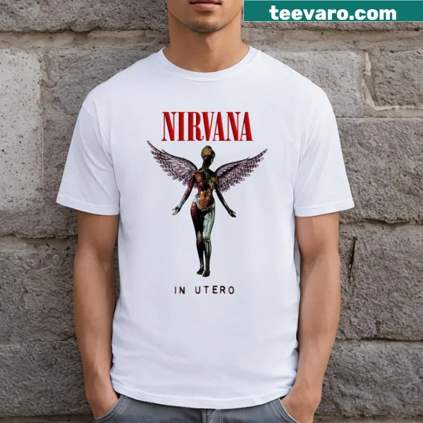 Graphic tee featuring artwork from Nirvana's album 'See Girl On Water'