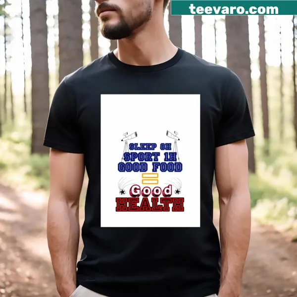 Inspirational T-shirt with wellness and lifestyle text
