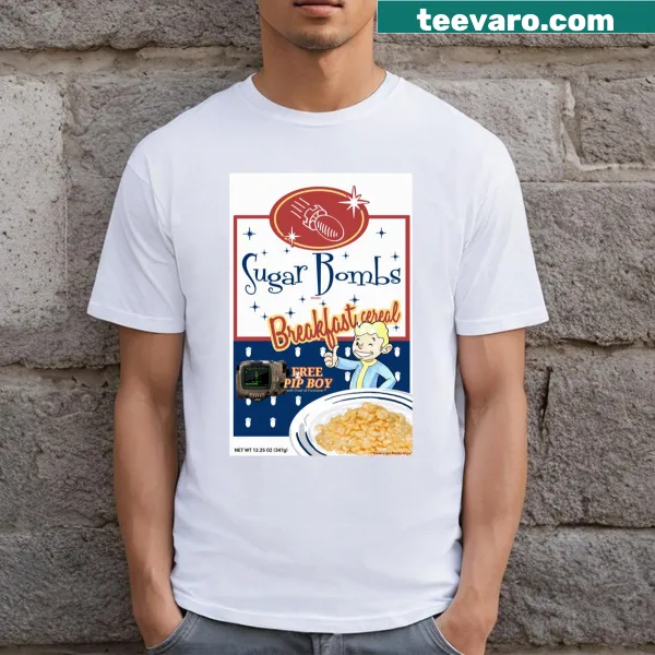 Playful T-shirt with an illustration of 'Sugar Bombs'