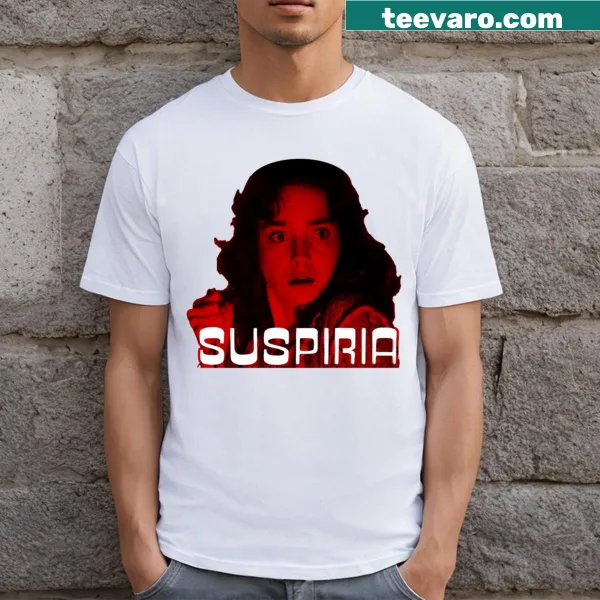 Vintage-style tee featuring a graphic inspired by Suspiria