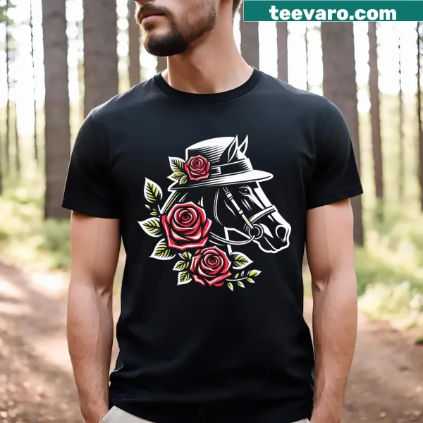 Vintage-style Derby Day T-shirt with humorous mom-themed graphic