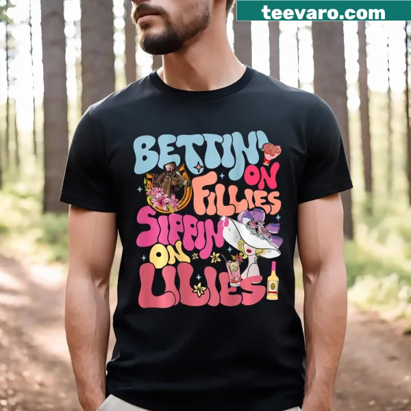 Fun Derby Day t-shirt with horse racing theme
