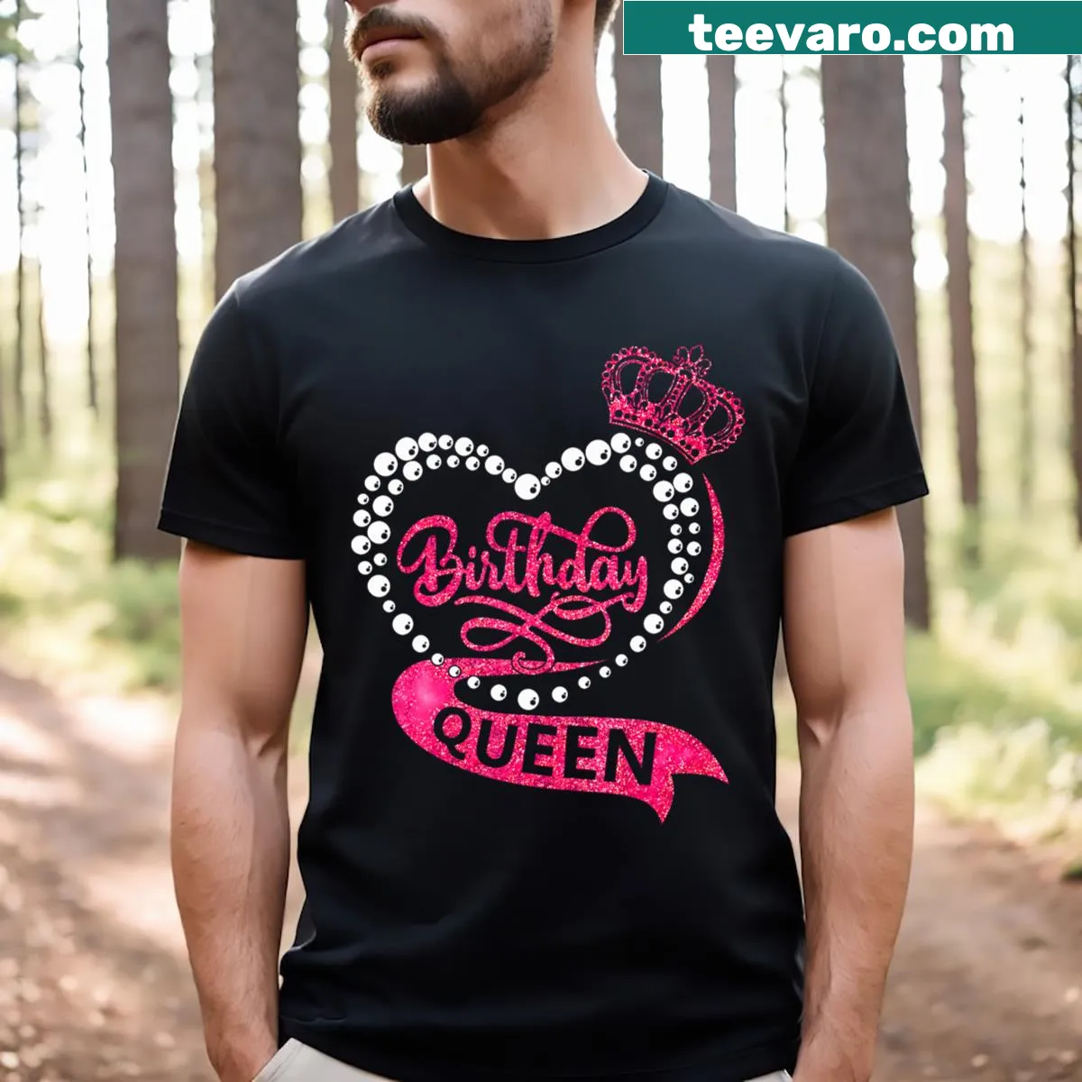 Birthday Queen t-shirt with the phrase It's My Birthday — on a men's t-shirt