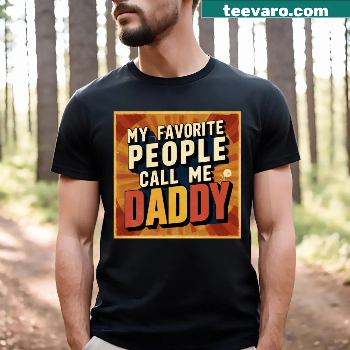 T-shirt stating Dad is my hero and friend — on a men's t-shirt