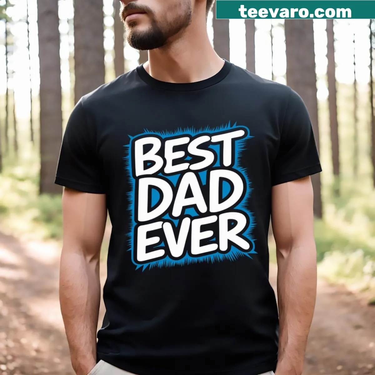 Funny Fhater' Day T-shirt with humorous text print — on a men's t-shirt