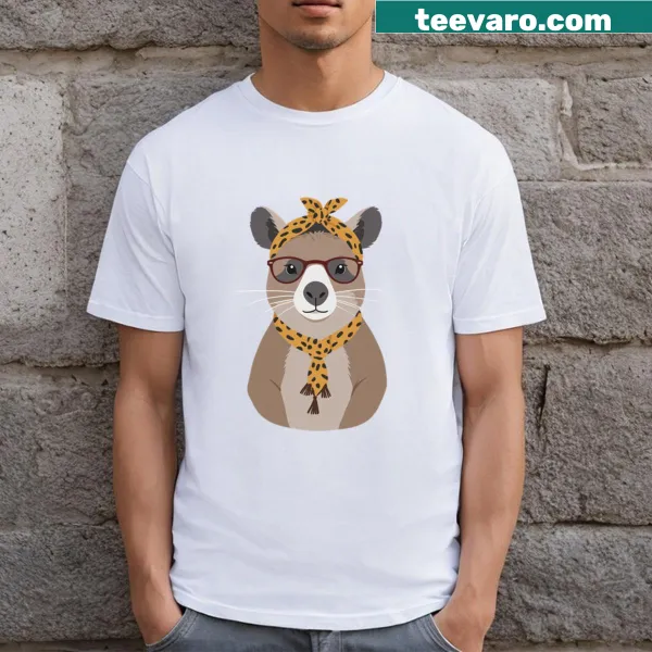 Humorous capybara design shirt for Mother's Day.