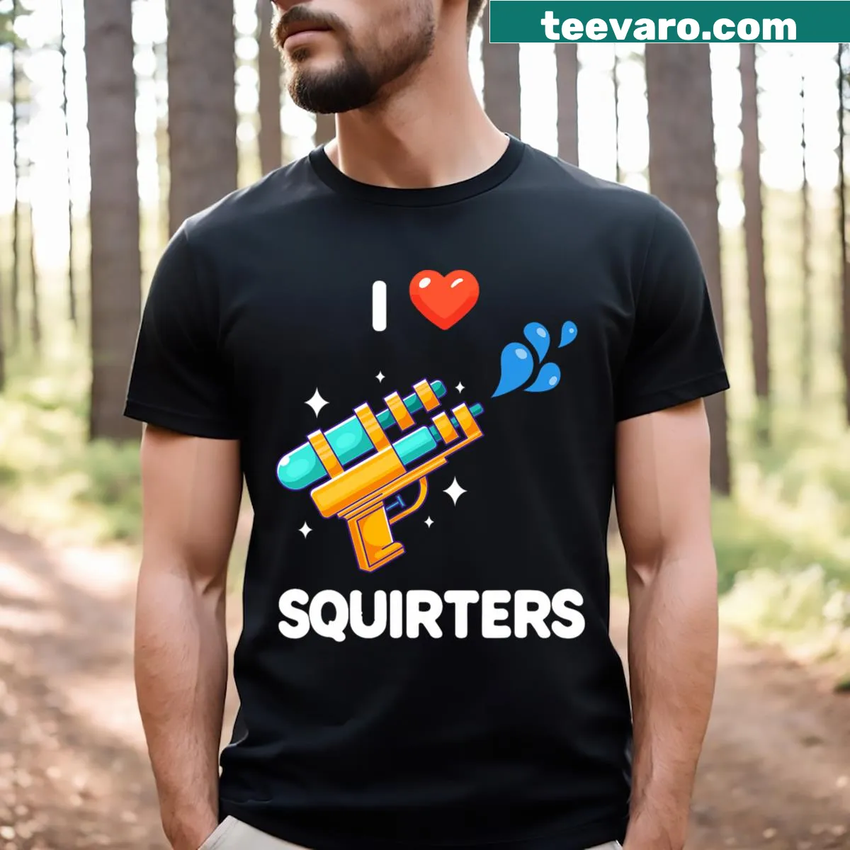 Funny graphic tee about a humorous saying — on a men's t-shirt