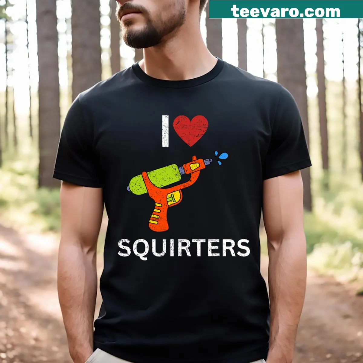 Teacher T-shirt with I Love You All Class Dismissed text — on a men's t-shirt