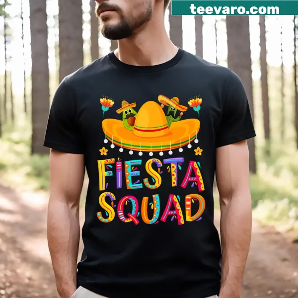 Cinco De Mayo T-shirt featuring a guitar and festive design