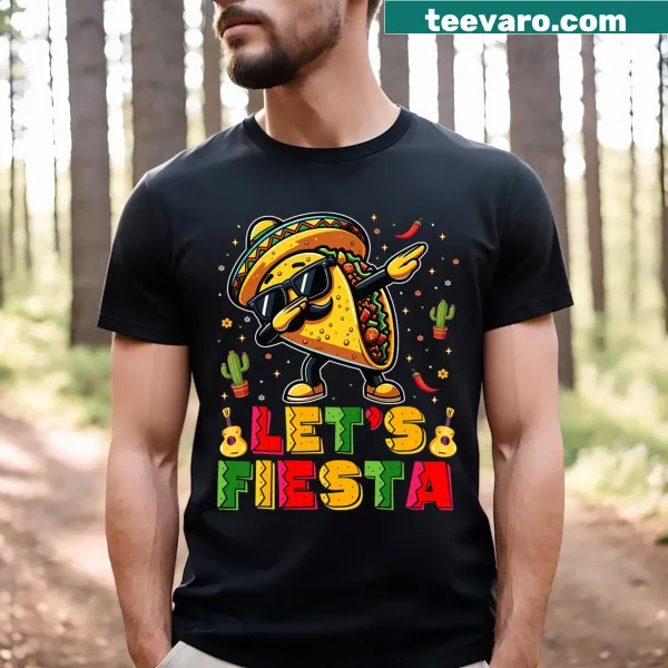 Illustrated taco design for Cinco De Mayo celebrations