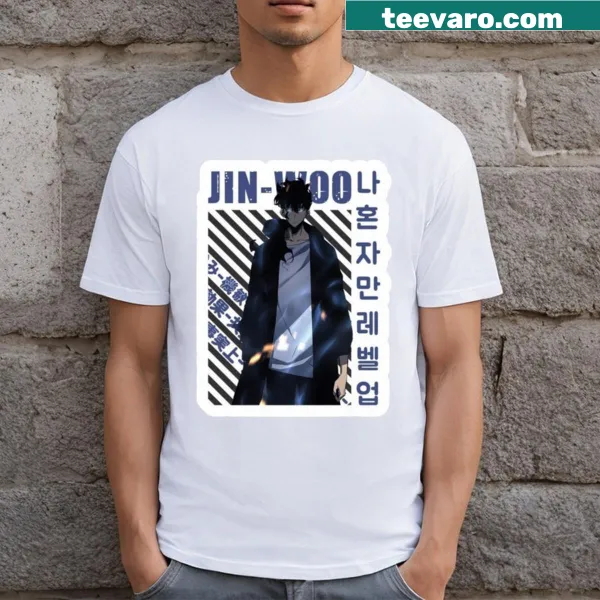 Leveling Up t-shirt with motivational design