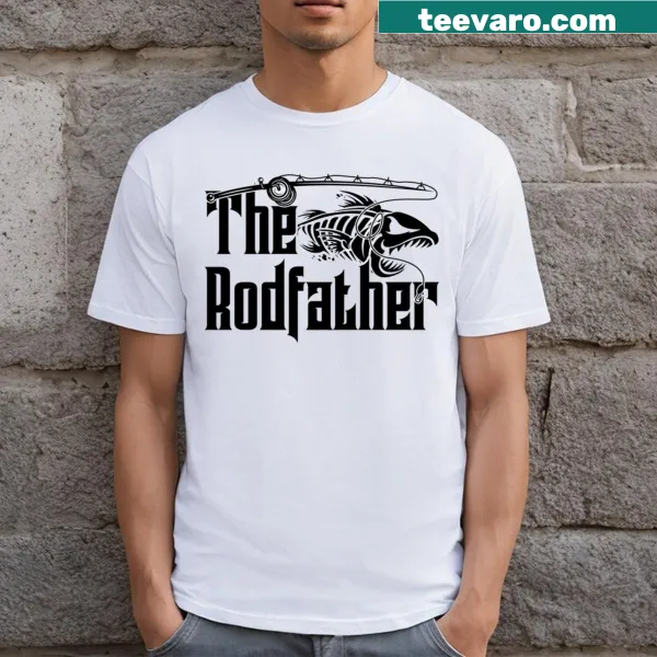 Funny fishing-themed illustration T-shirt