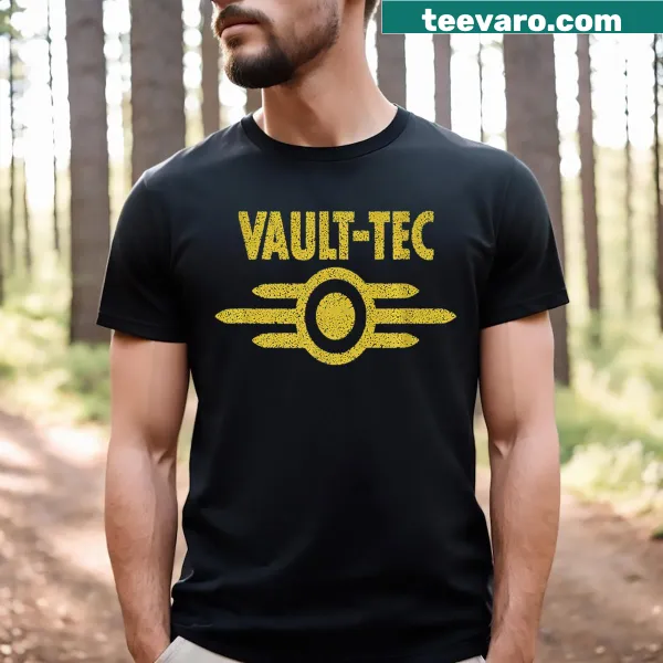 Vault Tec logo T-shirt inspired by the Fallout game series