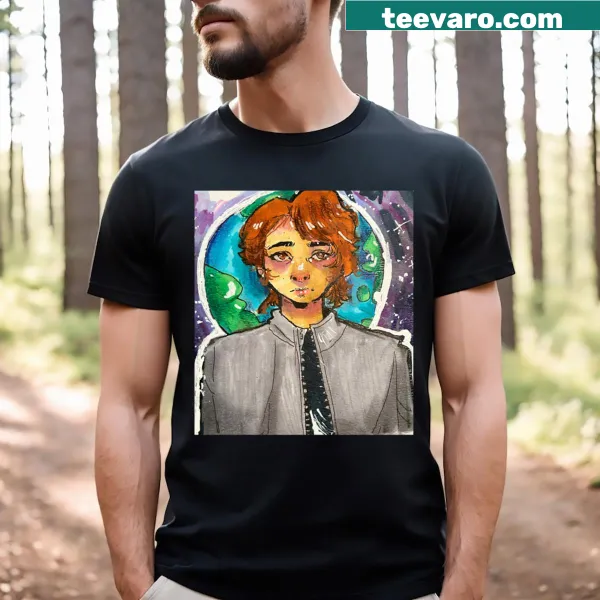 Art Is Everything phrase on a stylish T-shirt