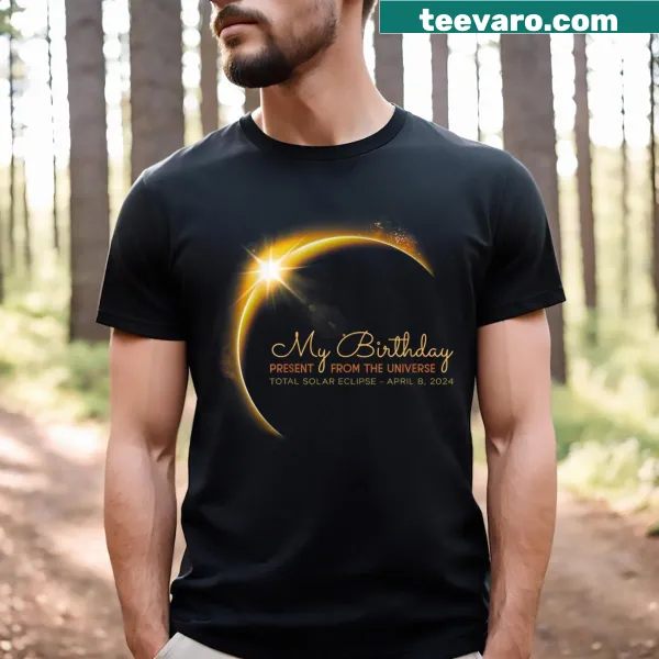 T-shirt commemorating the April 2024 solar eclipse