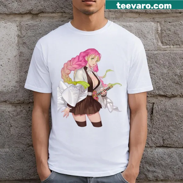 Mitsuri Kanroji graphic T-shirt for anime fans