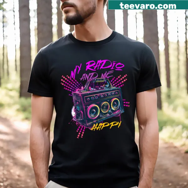 T-shirt with the phrase 'An Oasis Of Peace In Your Life', celebrating music's comforting role.