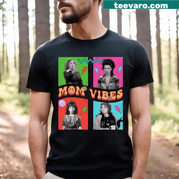 90's mom vibes T-shirt with funny retro graphic