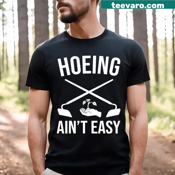 Funny gardening T-shirt with a humorous phrase